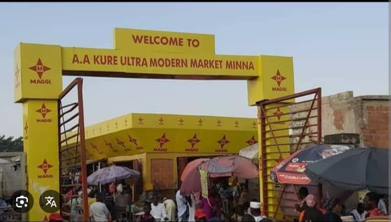 Modern market corridor